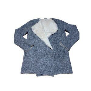 UGG Abriana Shawl Open Front Cardigan Grey Heather size Medium